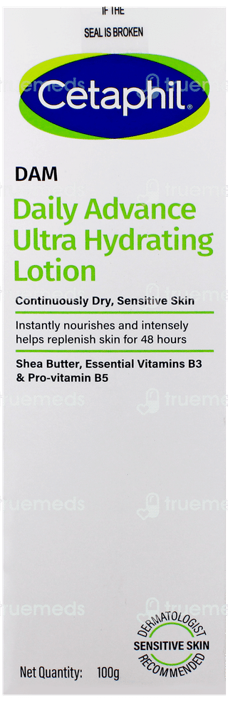 Cetaphil Dam Daily Advance Ultra Hydrating Lotion 100Gm